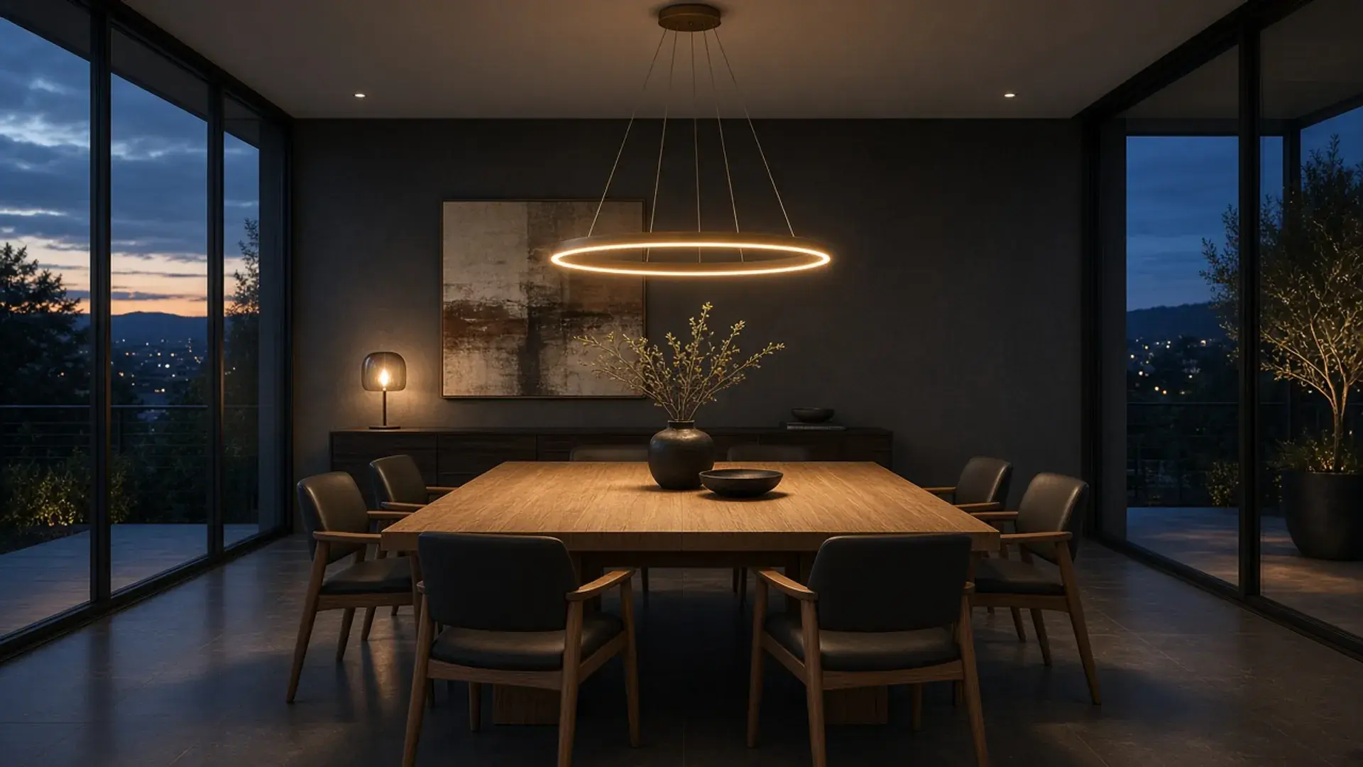 The table becomes the evening. — LUQNARO